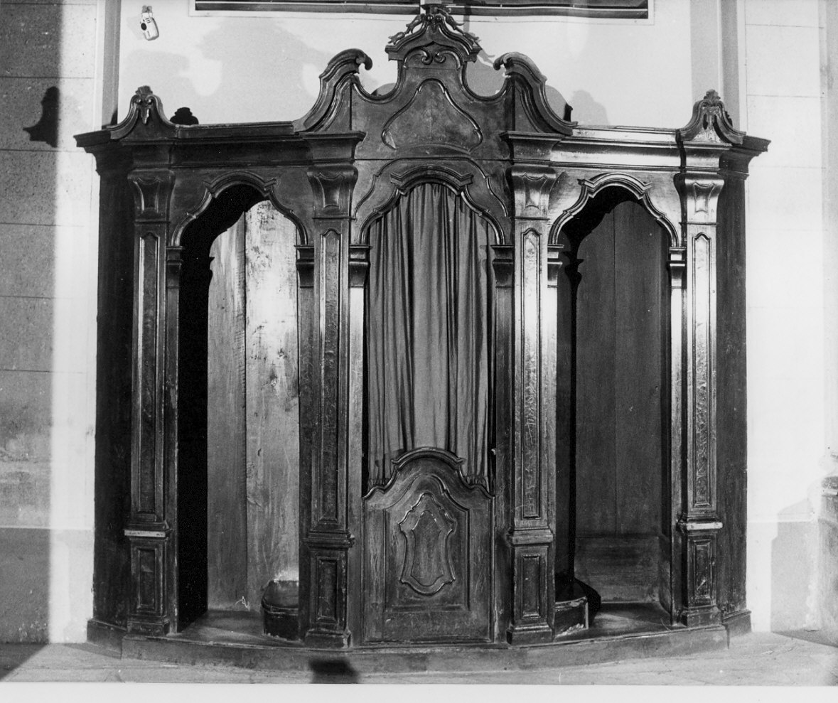 confessionale, coppia - bottega lombarda (sec. XVIII)