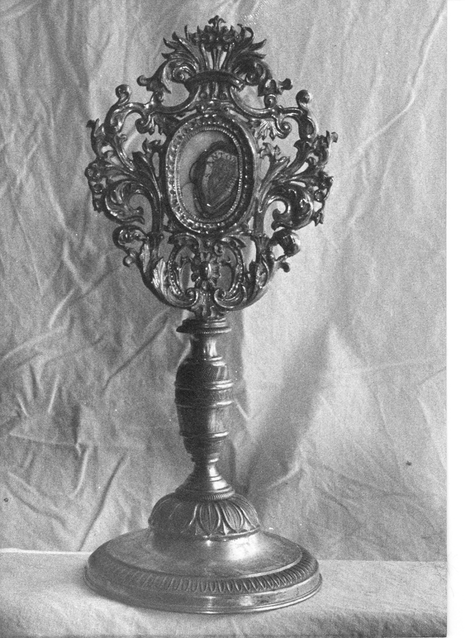 reliquiario - a ostensorio, opera isolata - bottega lombarda (fine/inizio secc. XVIII/ XIX)