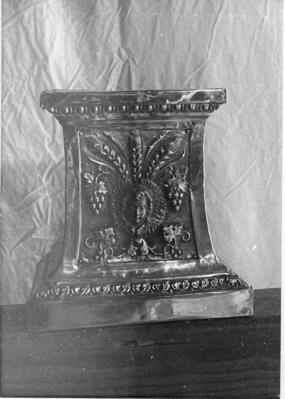 tronetto per esposizione eucaristica, opera isolata - bottega lombarda (sec. XIX)