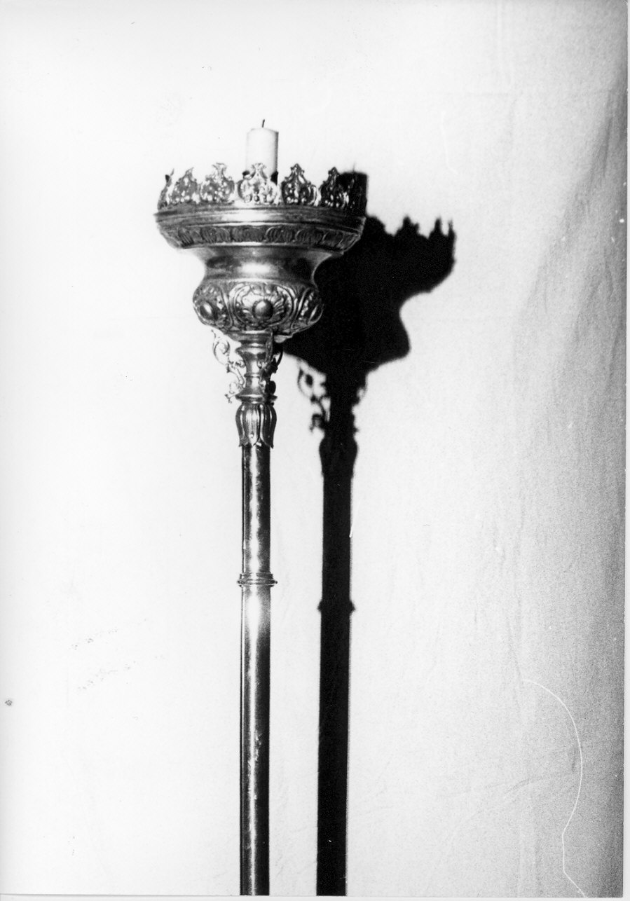 candelabro portatile, coppia - bottega lombarda (sec. XIX)