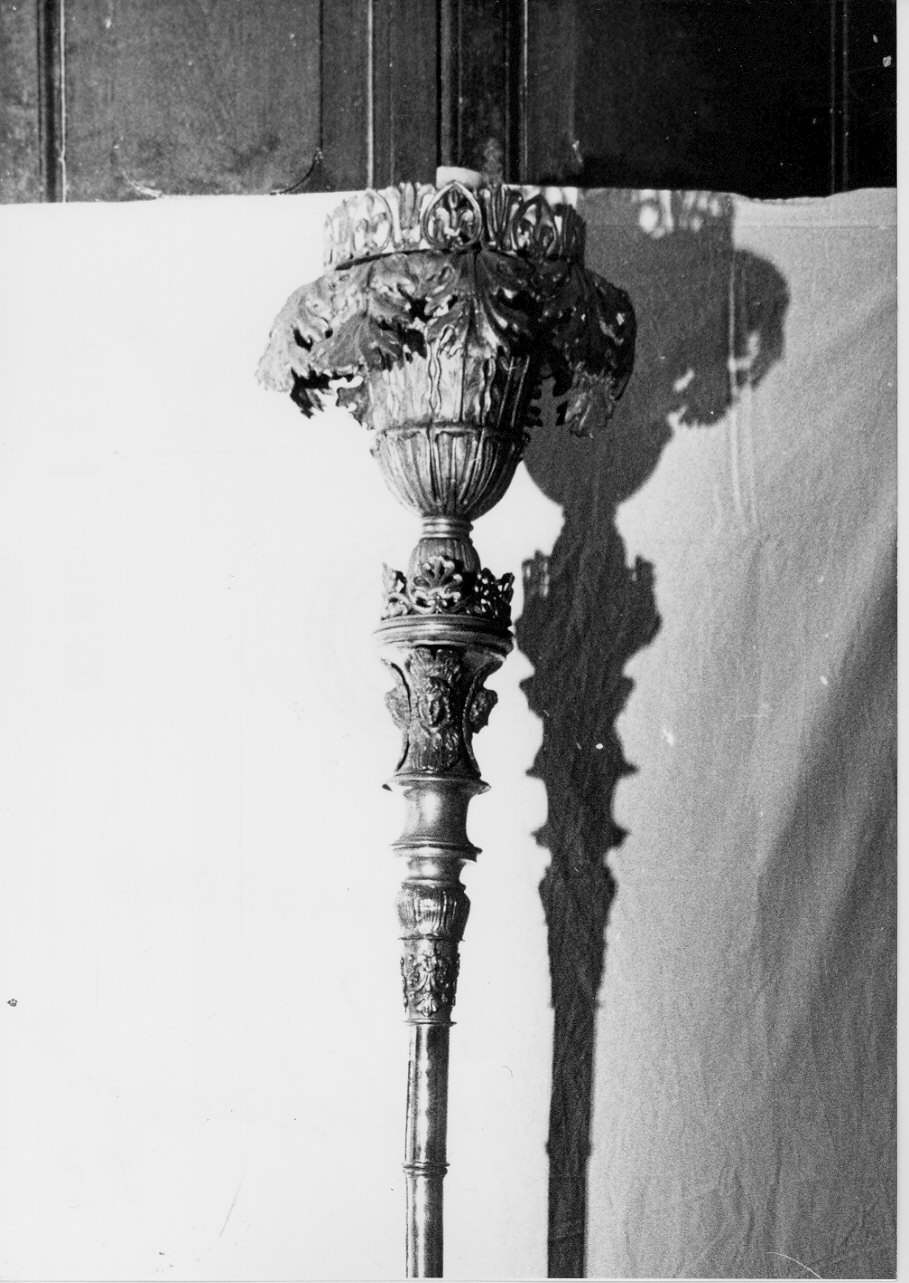 candelabro portatile, coppia - bottega lombarda (sec. XIX)