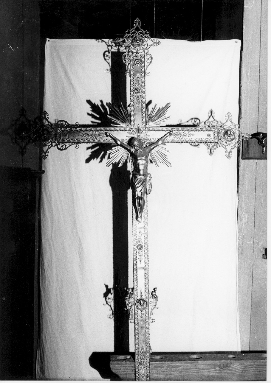 croce processionale, opera isolata - bottega lombarda (sec. XIX)