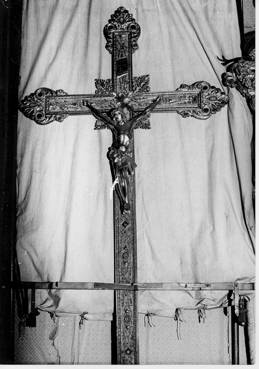 croce, opera isolata - bottega lombarda (seconda metà sec. XIX)