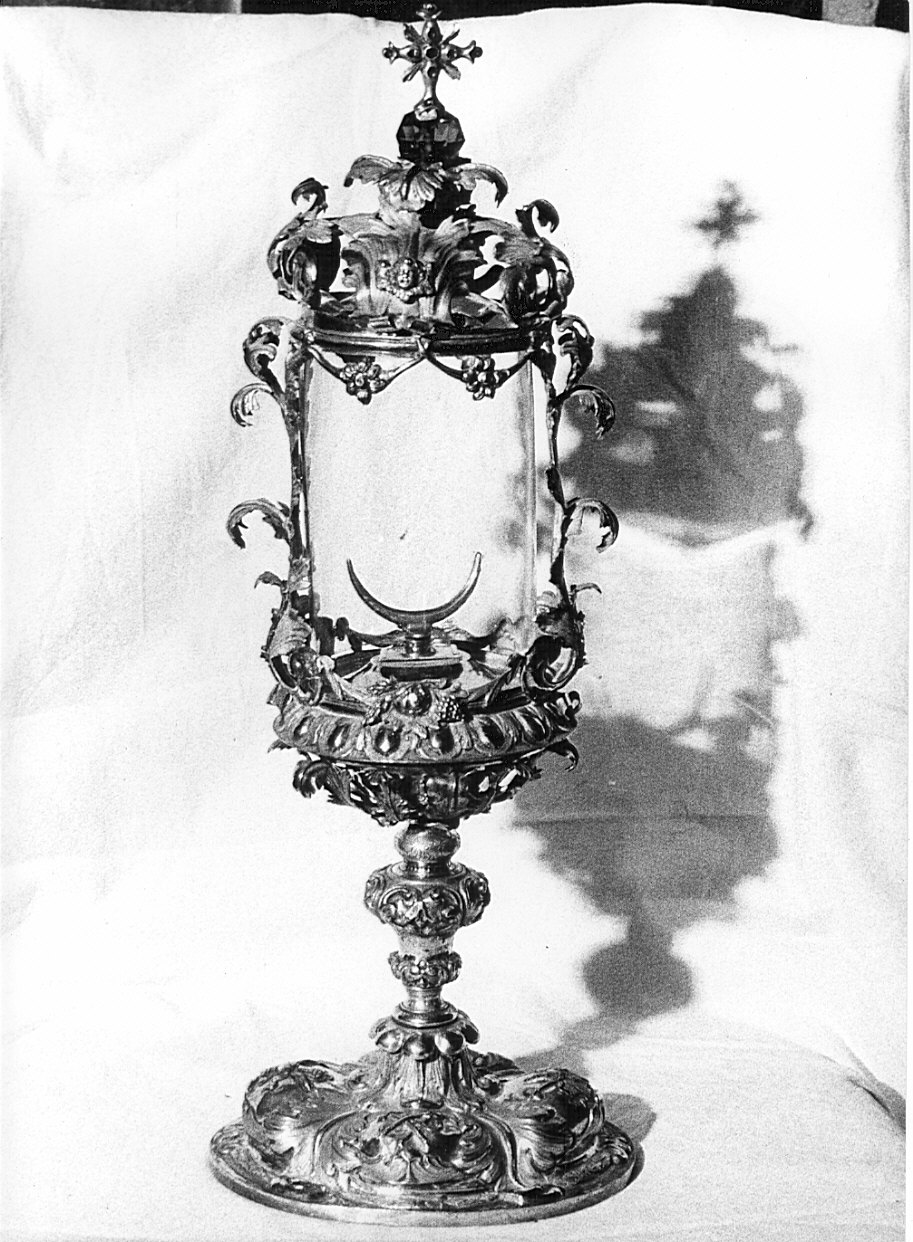 ostensorio, opera isolata - bottega lombarda (prima metà sec. XVIII)