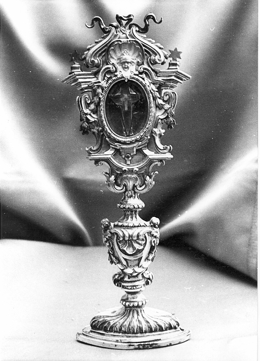 reliquiario - a ostensorio, opera isolata - bottega lombarda (sec. XIX)