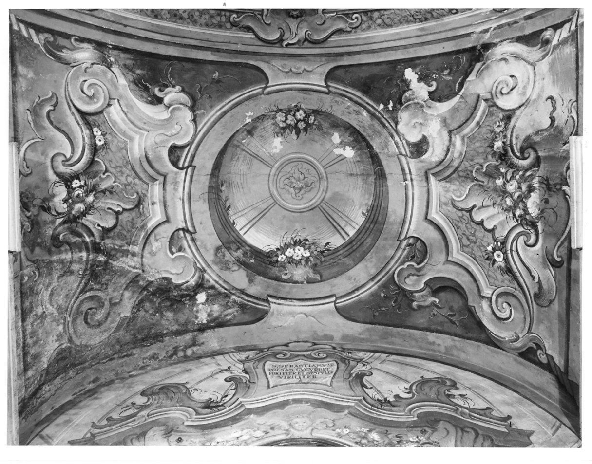 quadratura architettonica (decorazione pittorica, opera isolata) - ambito lombardo (sec. XVIII)