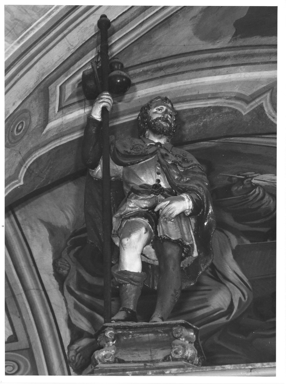 San Rocco (statua, opera isolata) - bottega lombarda (sec. XVII)