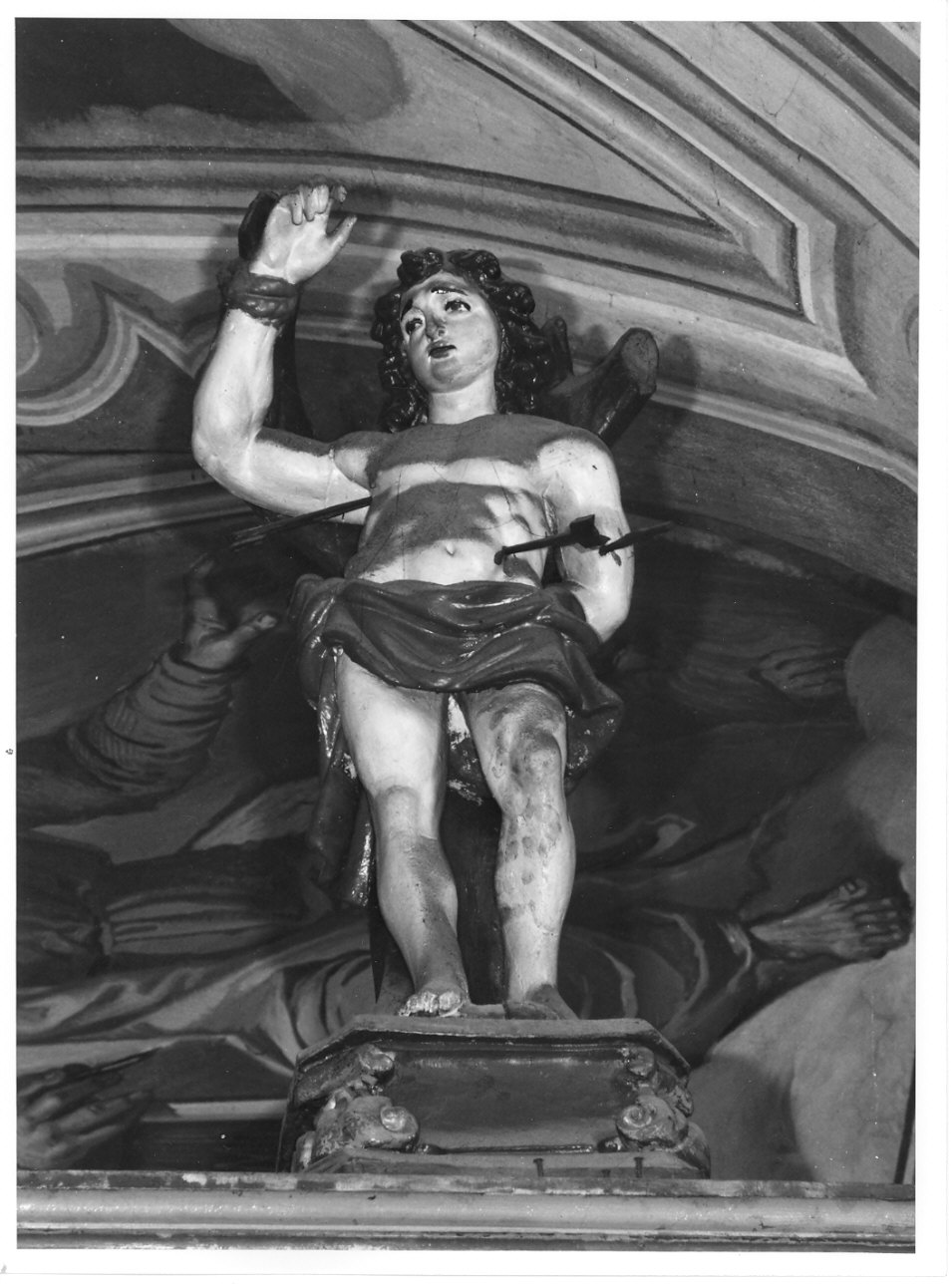 San Sebastiano (statua, opera isolata) - bottega lombarda (sec. XVII)