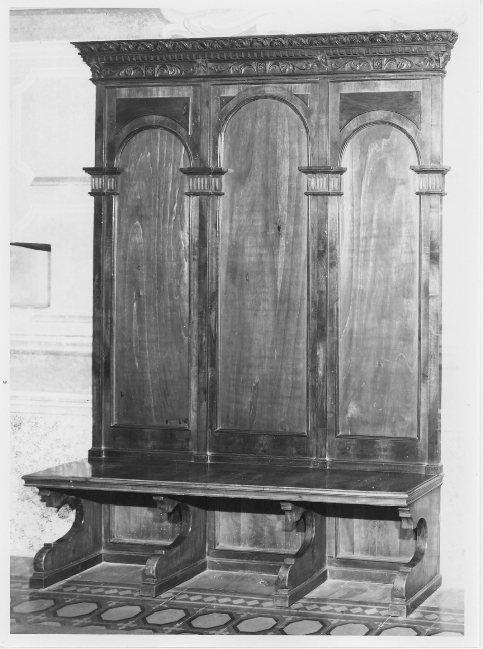 panchetto per altare, opera isolata - bottega lombarda (sec. XIX)