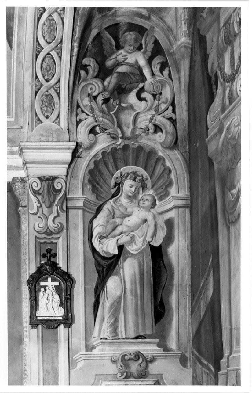 Santa Rosa da Lima (dipinto, opera isolata) - ambito lombardo (sec. XVIII)