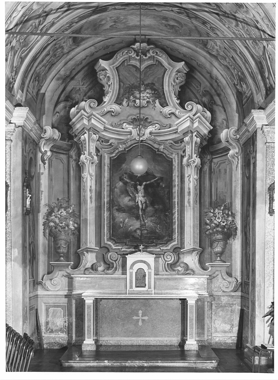 quadratura architettonica (decorazione pittorica, opera isolata) - ambito lombardo (sec. XVIII)