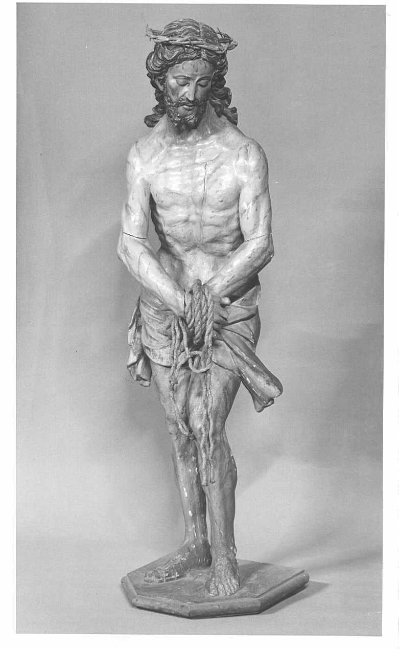 Ecce Homo (statua, opera isolata) - bottega lombarda (prima metà sec. XVII)