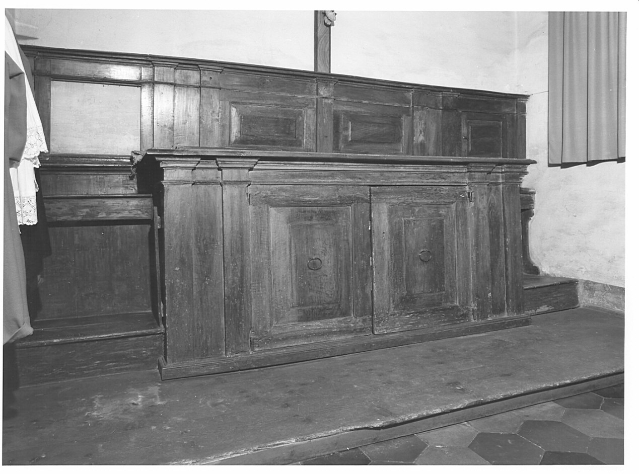 armadio da sacrestia, opera isolata - bottega lombarda (sec. XIX)