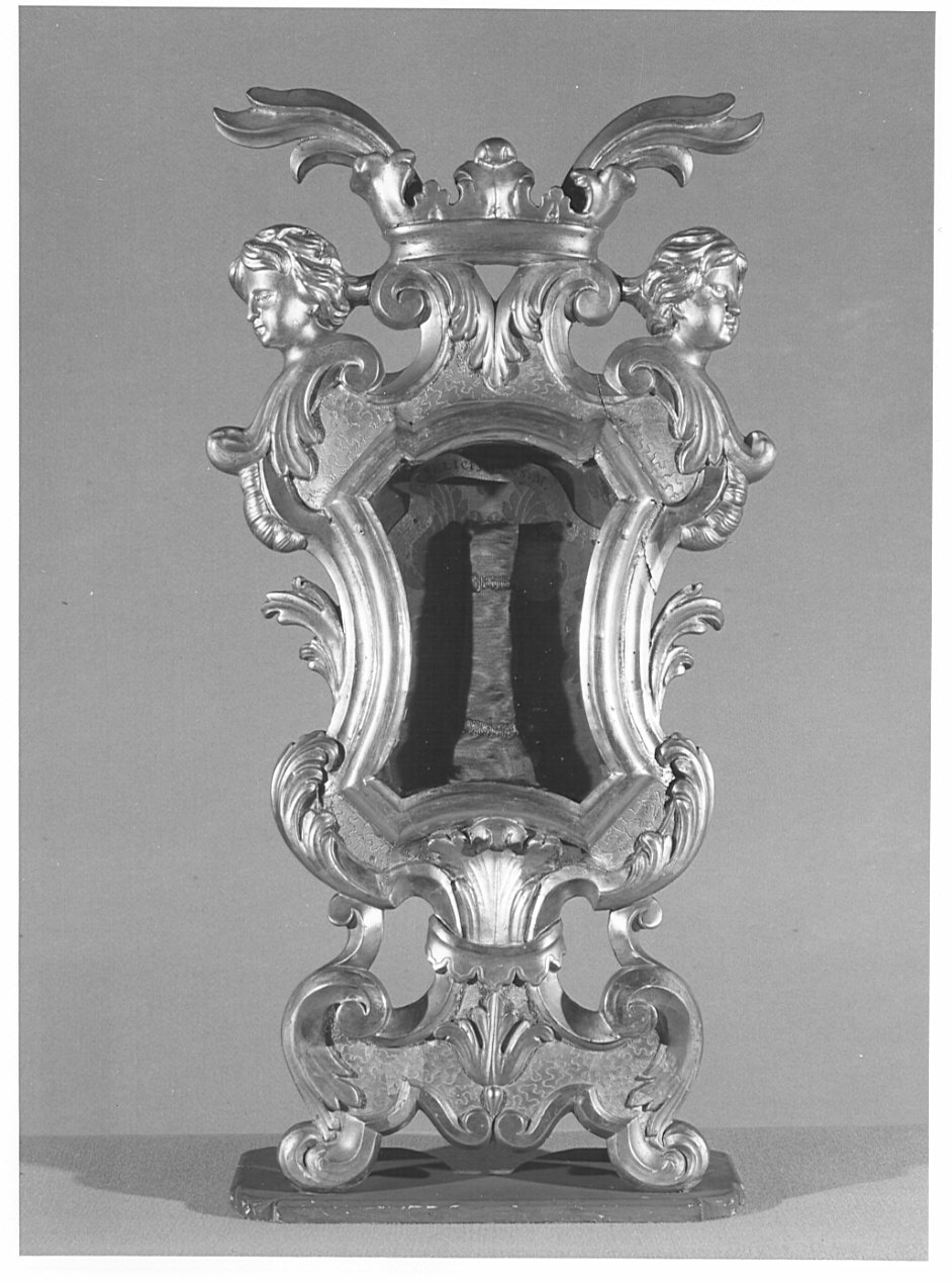 reliquiario - a ostensorio, coppia - bottega lombarda (secc. XIX/ XX)