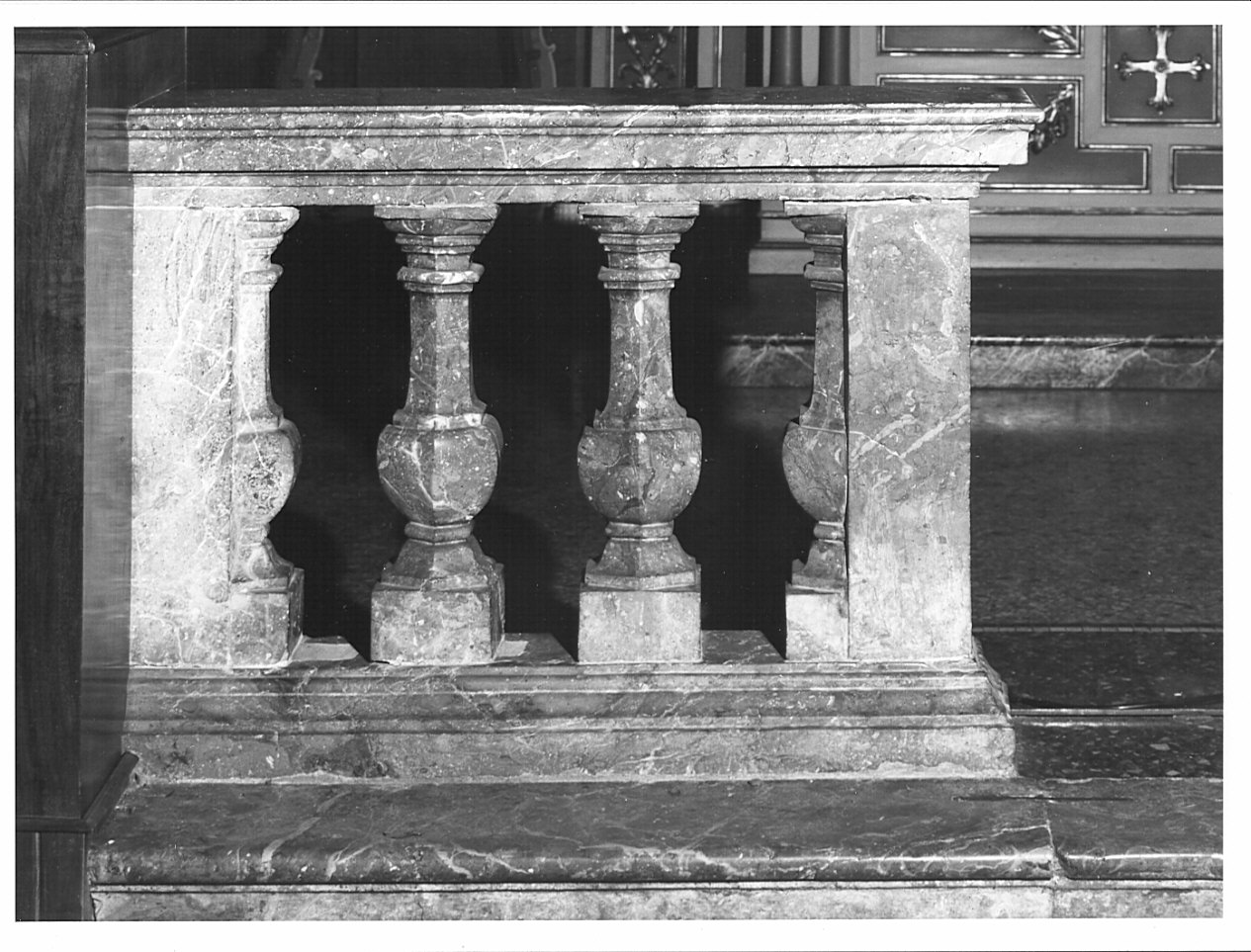 balaustrata, opera isolata - bottega lombarda (sec. XVII)