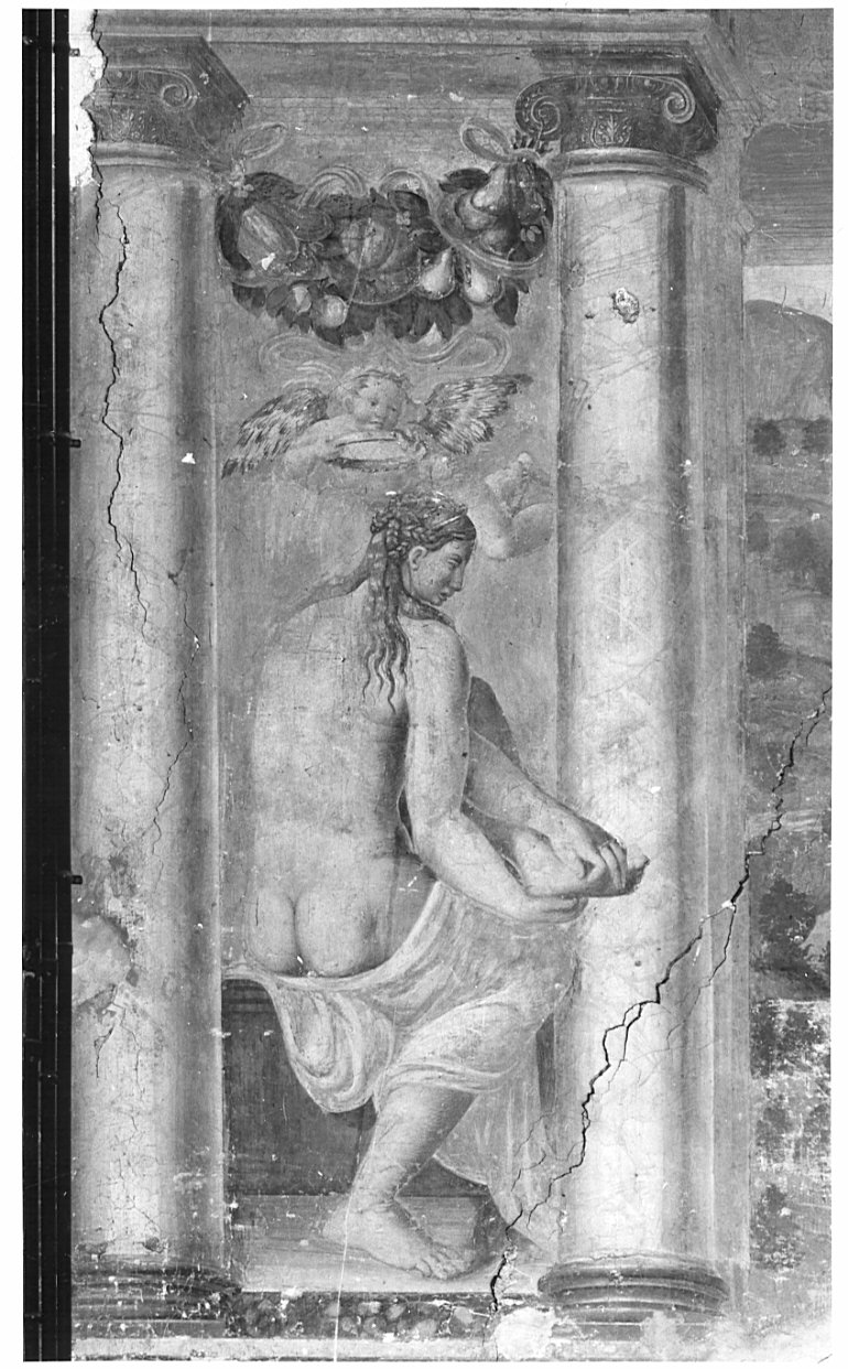 Medicina (?) (dipinto, elemento d'insieme) - ambito lombardo (sec. XVI)