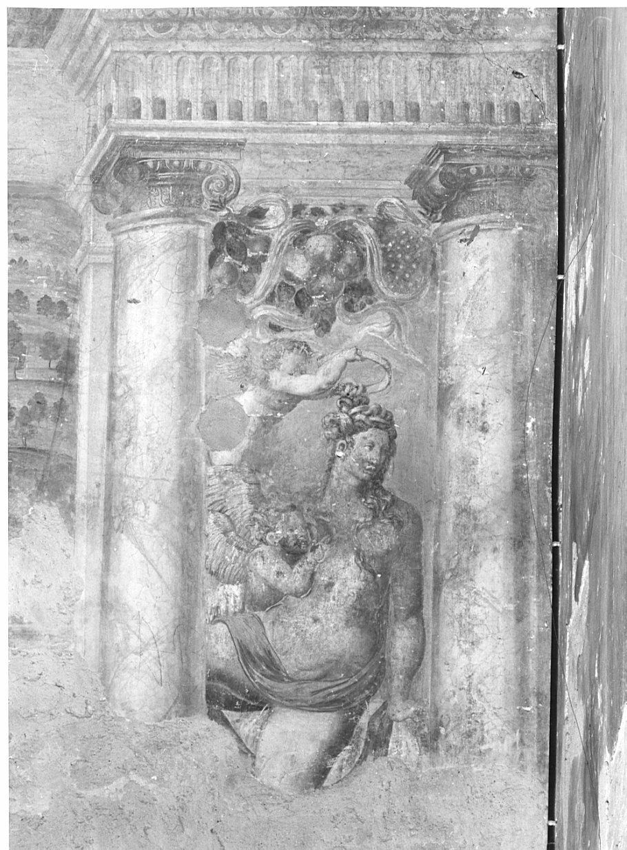 Carità (dipinto, elemento d'insieme) - ambito lombardo (sec. XVI)