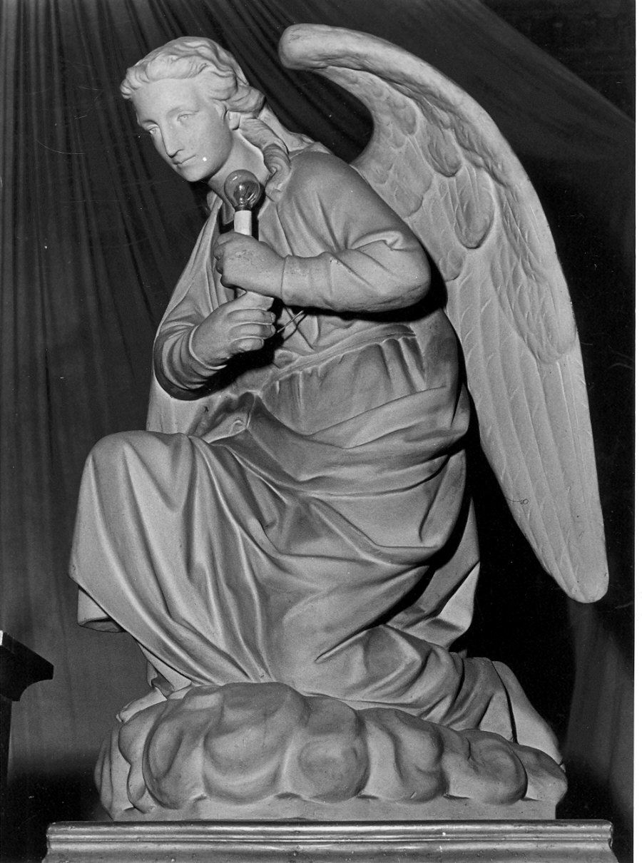 angeli (statua, coppia) - bottega lombarda (secc. XIX/ XX)