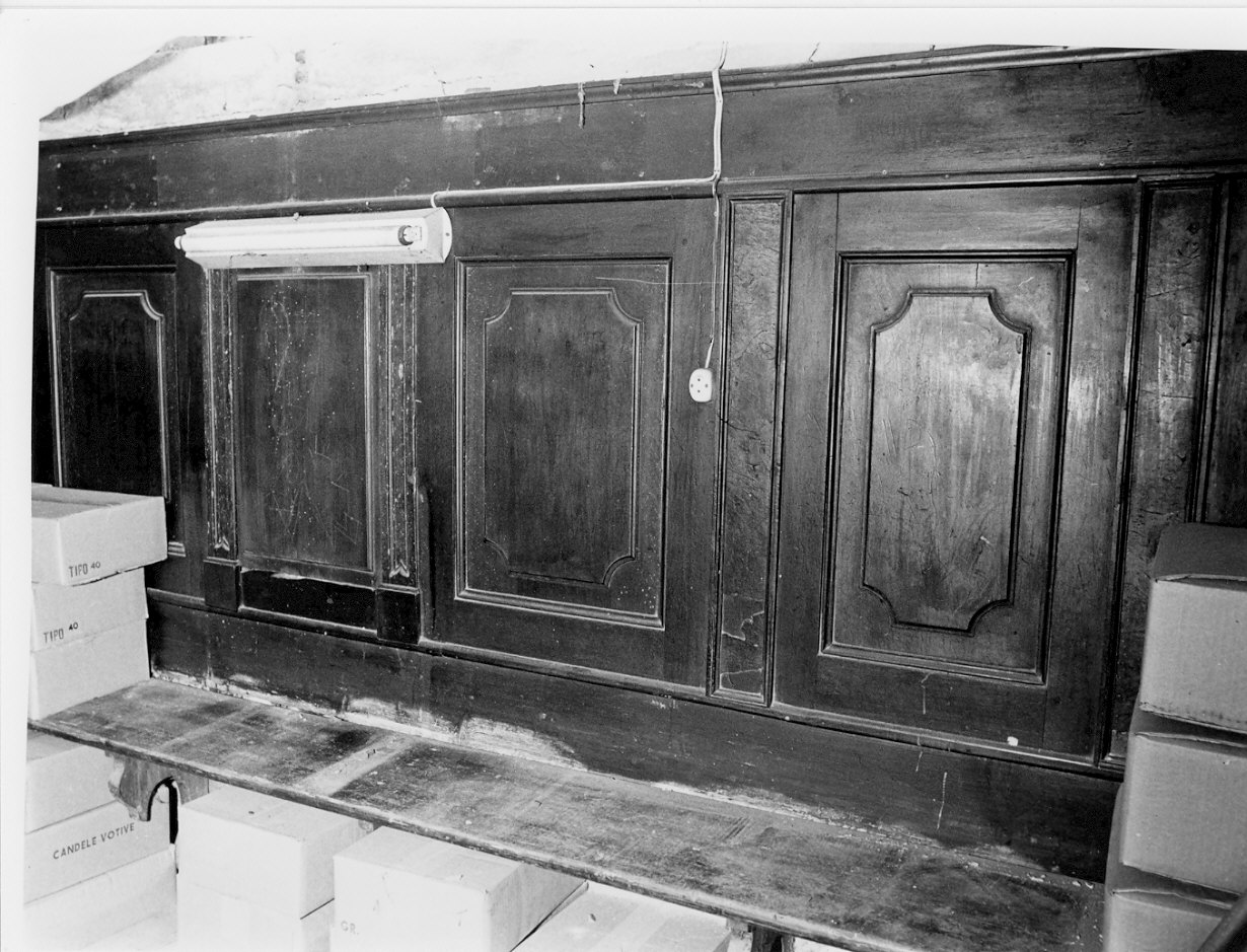 stalli del coro, opera isolata - bottega lombarda (sec. XIX)