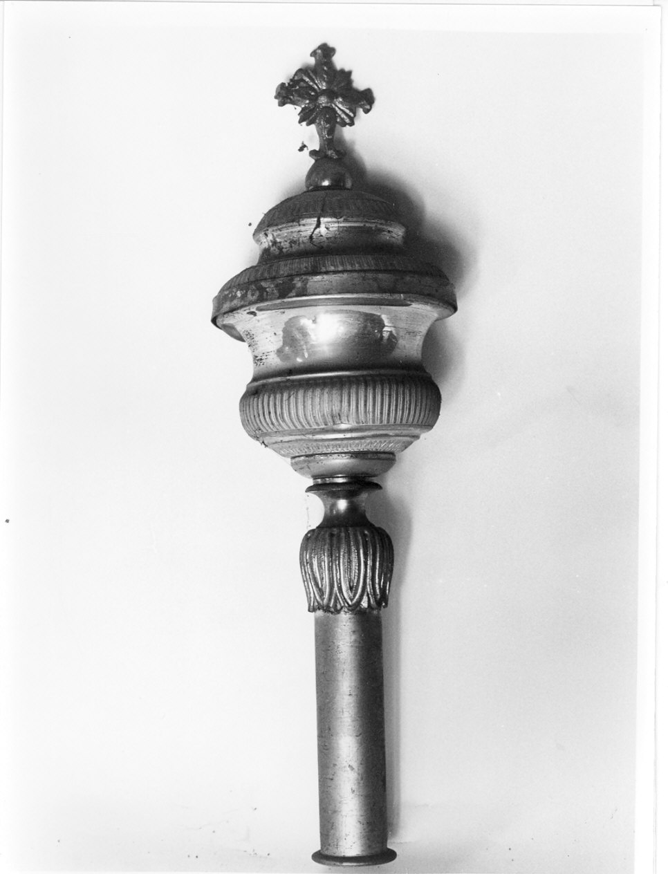 mazza da cerimonia, opera isolata - bottega lombarda (seconda metà sec. XIX)