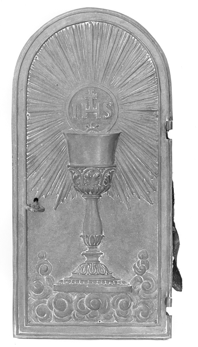 tronetto per esposizione eucaristica, opera isolata - bottega lombarda (seconda metà sec. XIX)