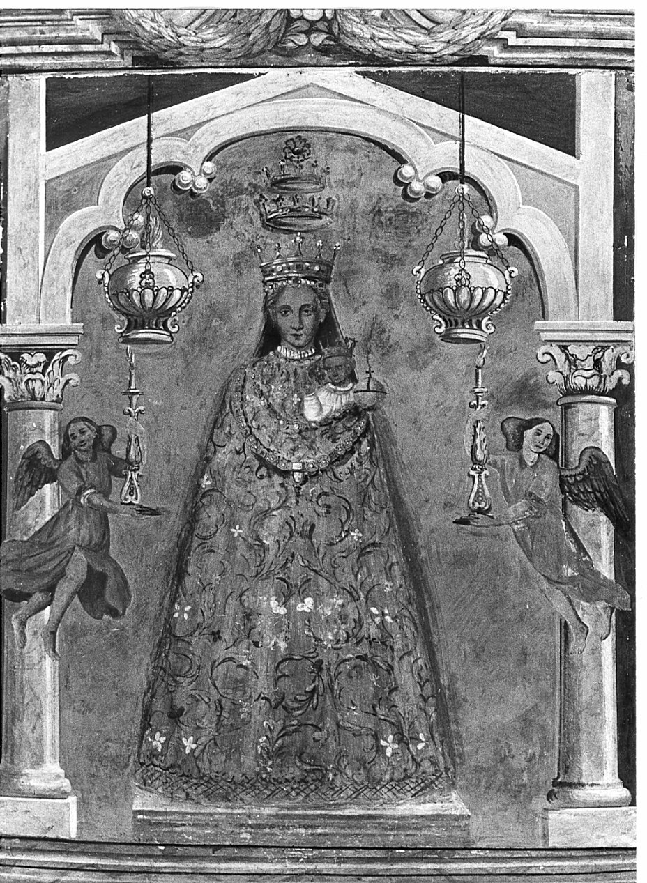 Madonna di Loreto (dipinto, opera isolata) - ambito lombardo (fine/inizio secc. XVI/ XVII)