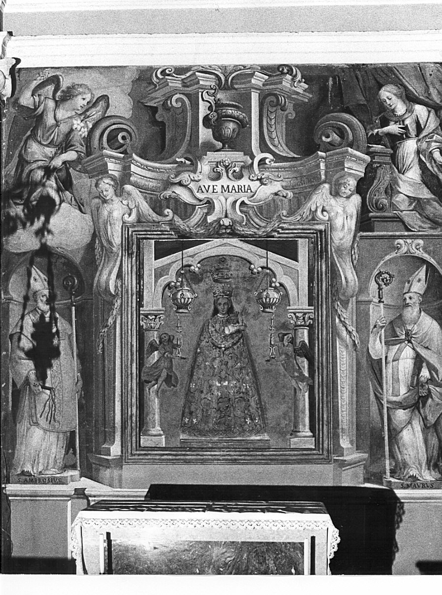 finto altare (dipinto, opera isolata) - ambito lombardo (fine/inizio secc. XVII/ XVIII)