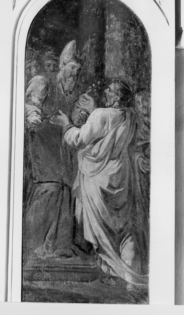 miracolo della verga fiorita di San Giuseppe (dipinto, elemento d'insieme) di Cignaroli Martino detto Veronese (sec. XVIII)