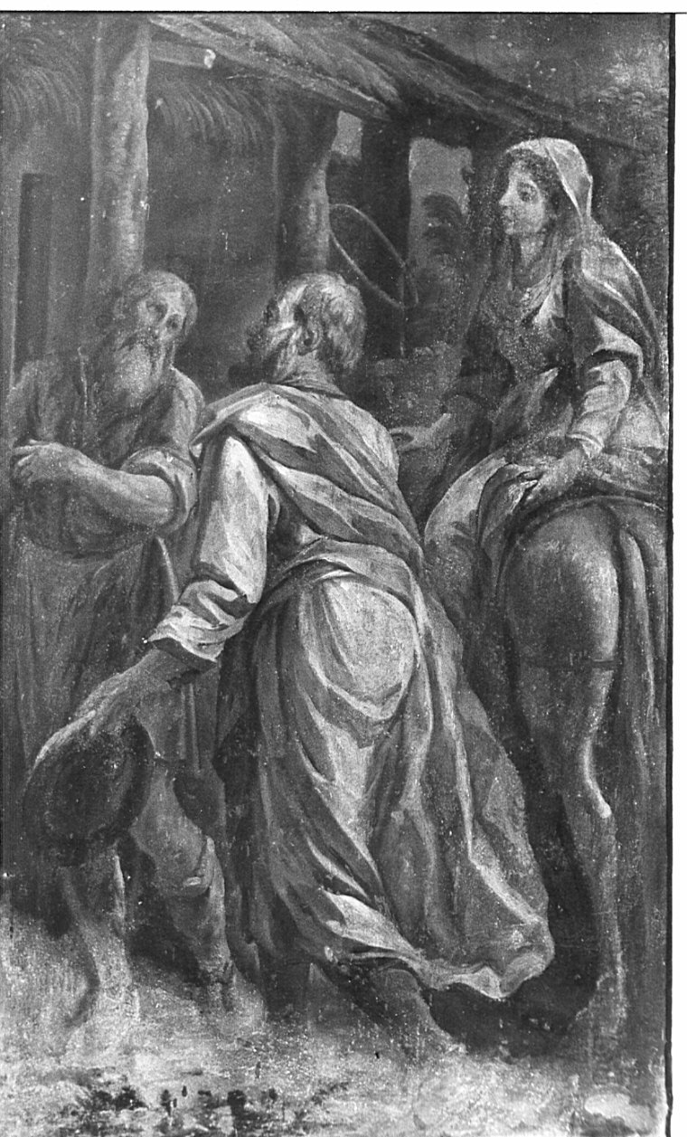 San Giuseppe e Maria Vergine in cerca di alloggio a Betlemme (dipinto, elemento d'insieme) di Cignaroli Martino detto Veronese (sec. XVIII)