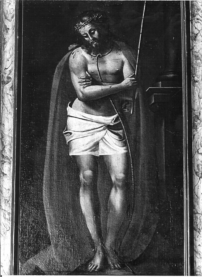 Ecce Homo (dipinto, opera isolata) - ambito lombardo (sec. XVII)