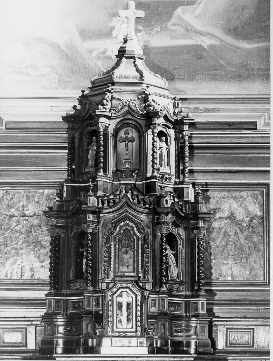 tabernacolo, elemento d'insieme di Fra Francesco da Cedrate (e aiuti) (sec. XVIII)