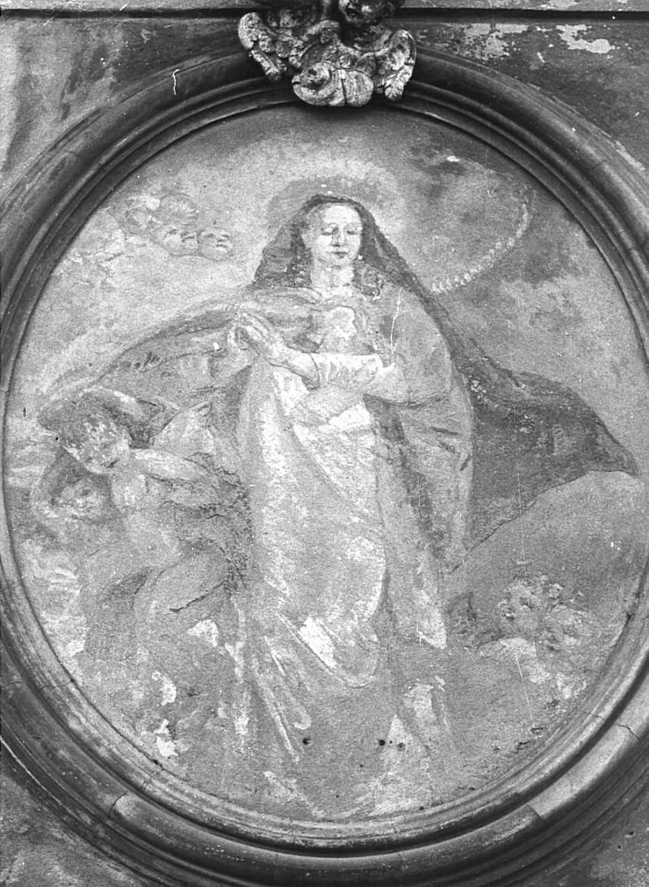 Madonna Assunta (dipinto, opera isolata) di Viganò Vico (attribuito) - ambito lombardo (sec. XVIII, sec. XX)