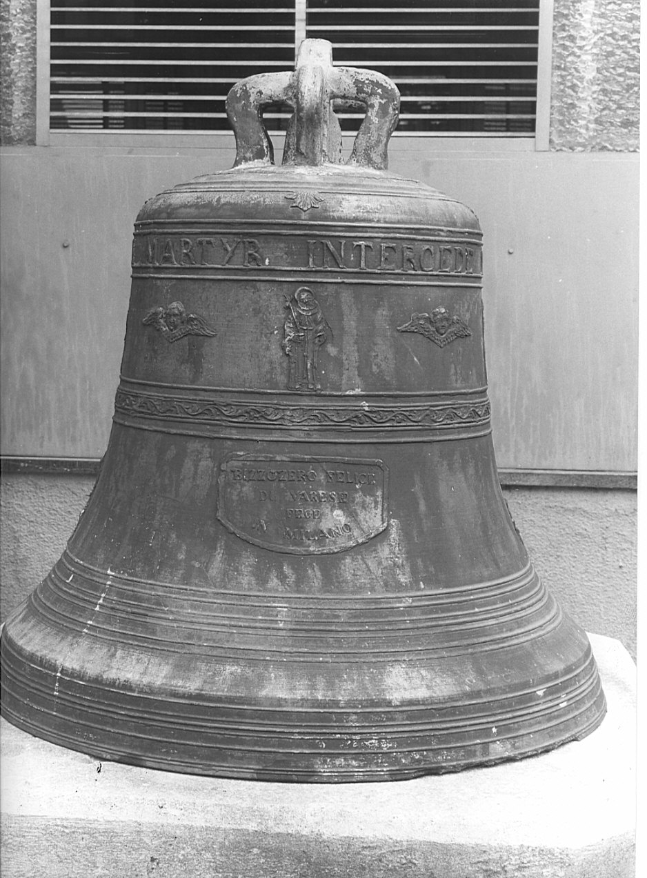 campana da chiesa, opera isolata di Bizzozzero Felice da Varese (sec. XIX)