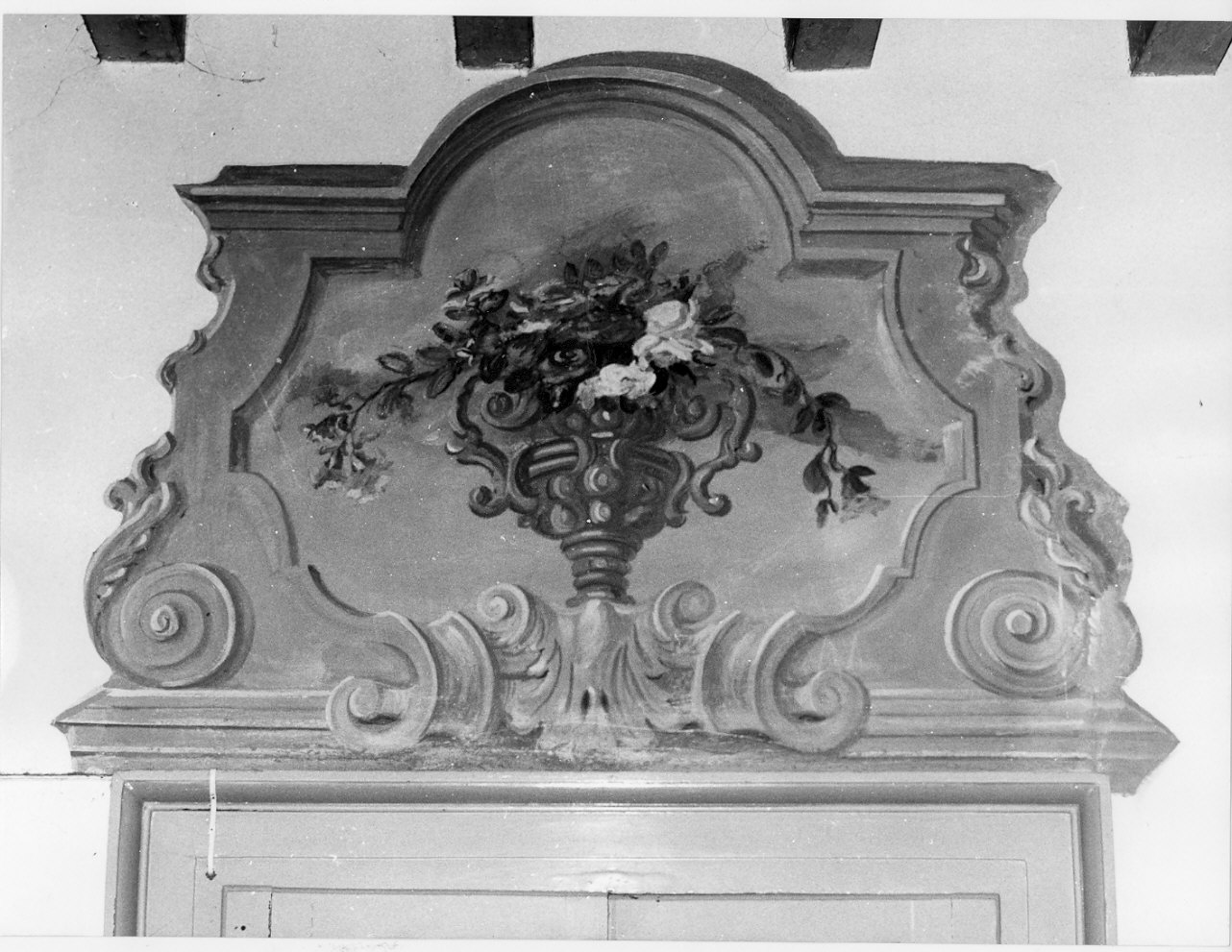 vaso con fiori (dipinto, serie) - ambito lombardo (sec. XIX)