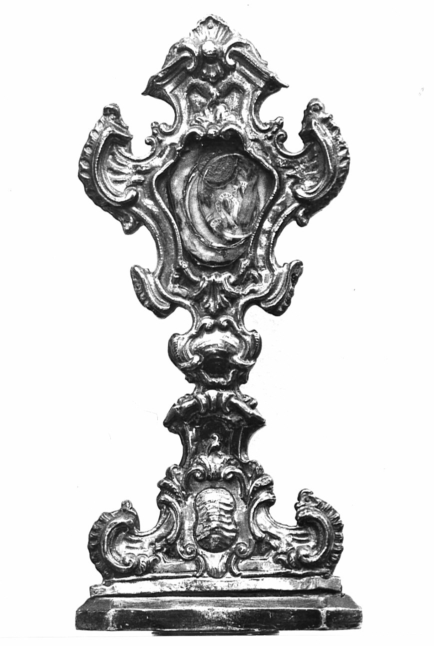 reliquiario, coppia - bottega lombarda (sec. XVIII)