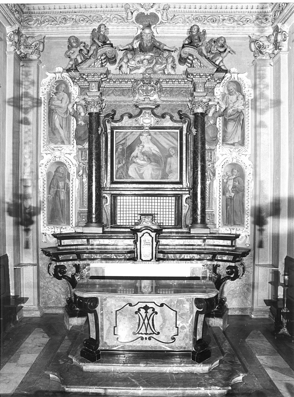 sportello di tabernacolo, elemento d'insieme - bottega lombarda (sec. XX)