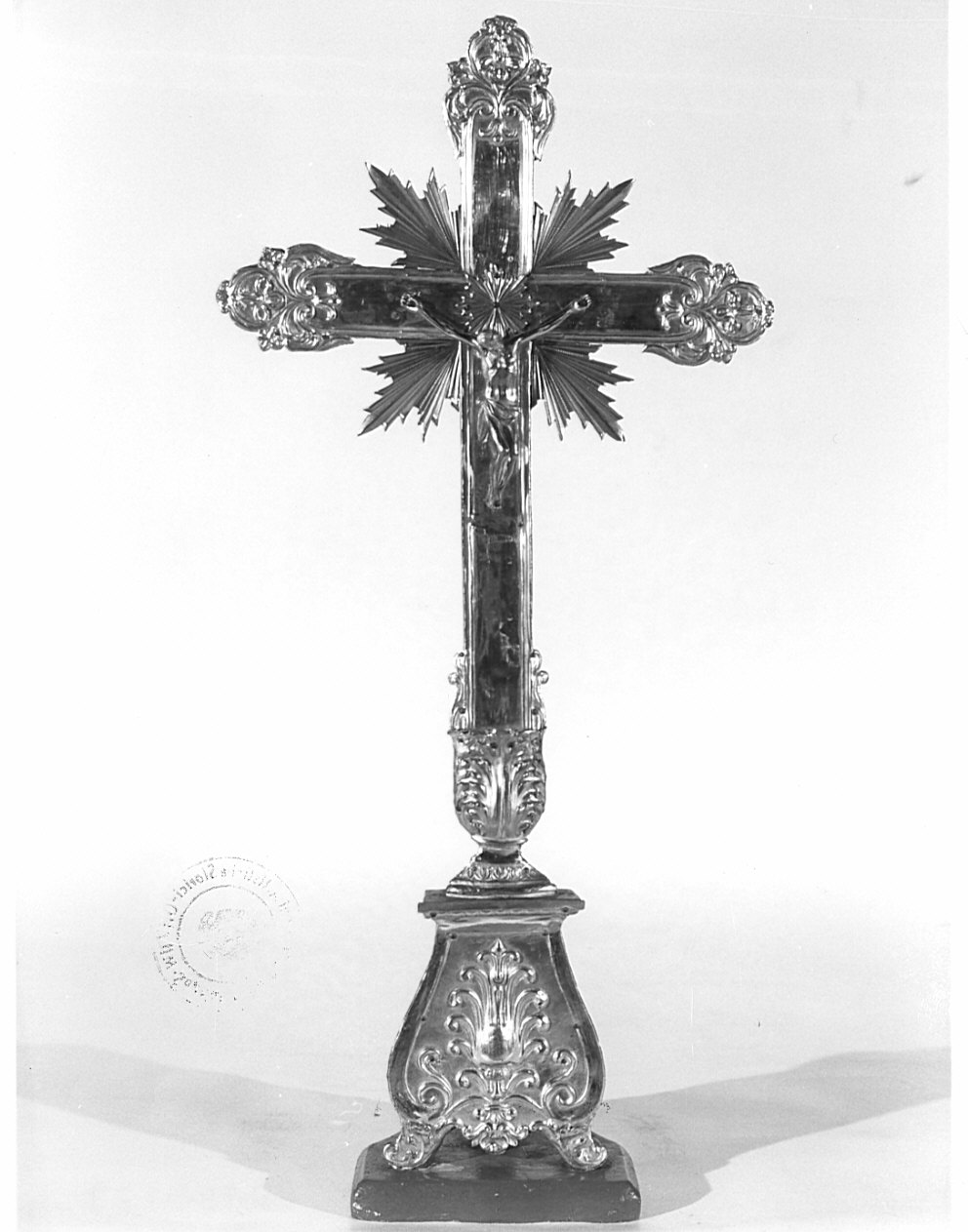 croce d'altare, opera isolata - bottega lombarda (sec. XIX)