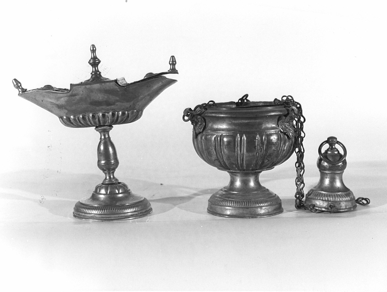 servizio per incensazione, insieme - bottega lombarda (sec. XVII)
