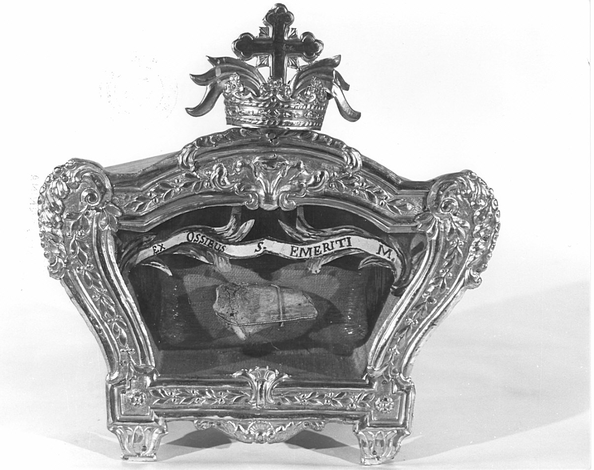 reliquiario a teca - a urna, serie - bottega lombarda (sec. XIX)