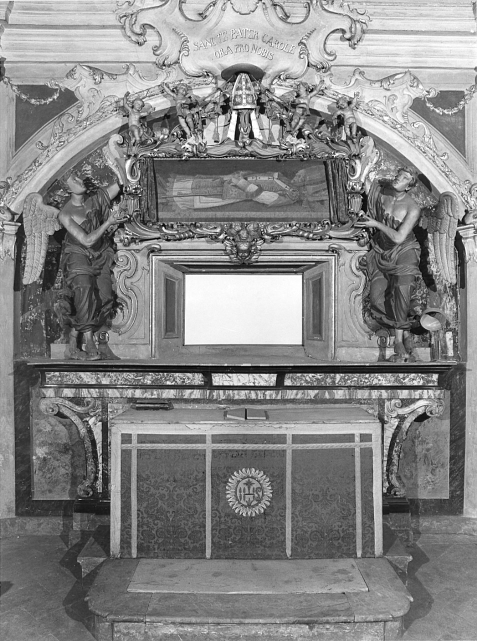 mensa d'altare, opera isolata - bottega lombarda (metà sec. XVII)