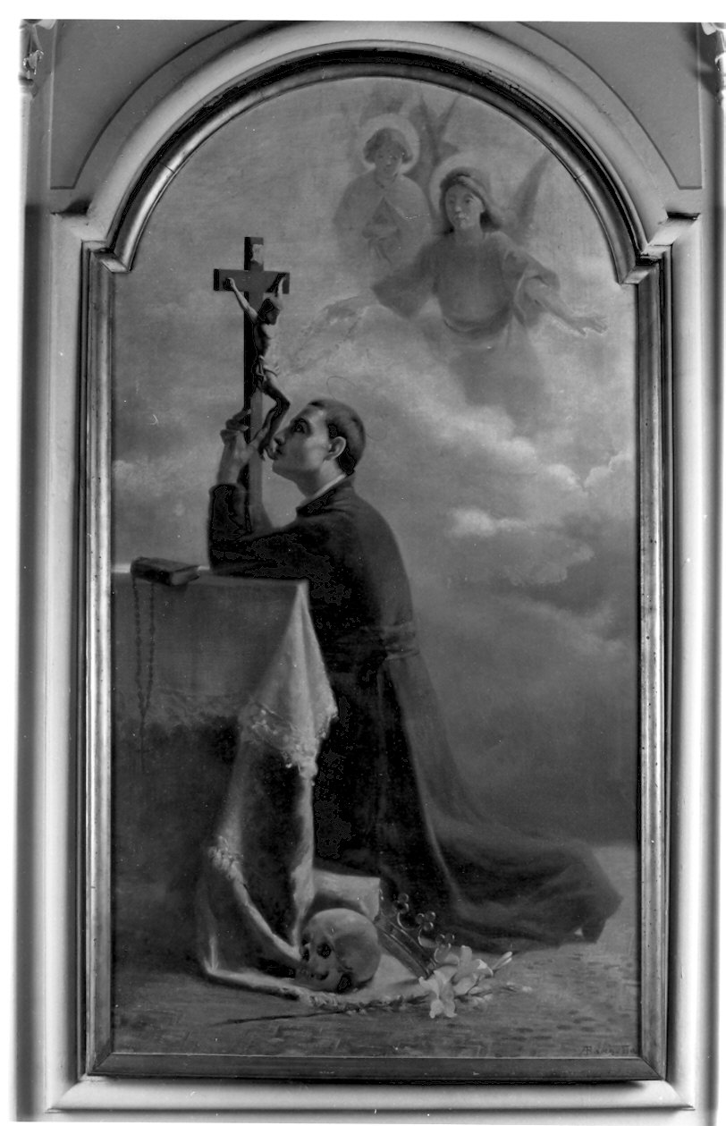 San Luigi Gonzaga (dipinto, opera isolata) di Bacchetta Angelo (fine sec. XIX)