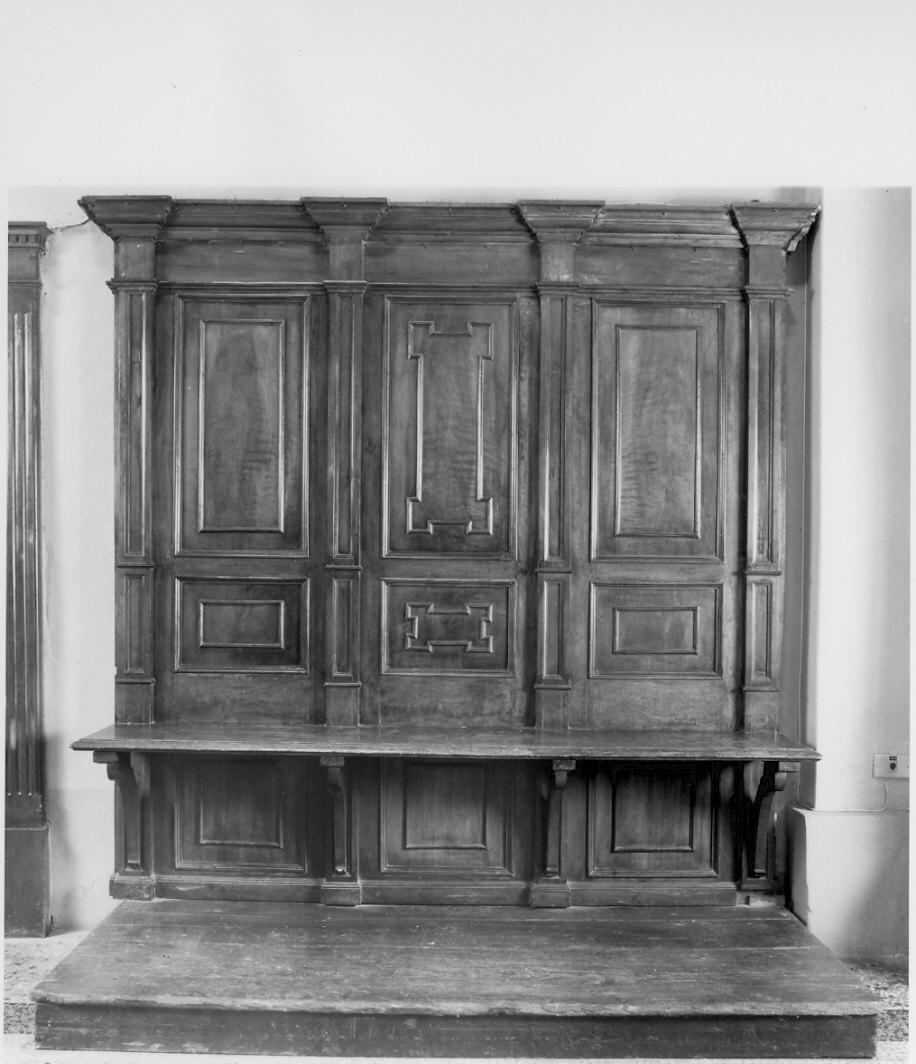 pancale da chiesa, opera isolata - bottega lombarda (fine sec. XIX)