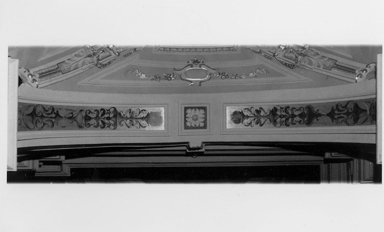 decorazione plastico-pittorica, complesso decorativo di Bacchetta Angelo (attribuito), Bacchetta Azeglio (attribuito) (fine sec. XIX)