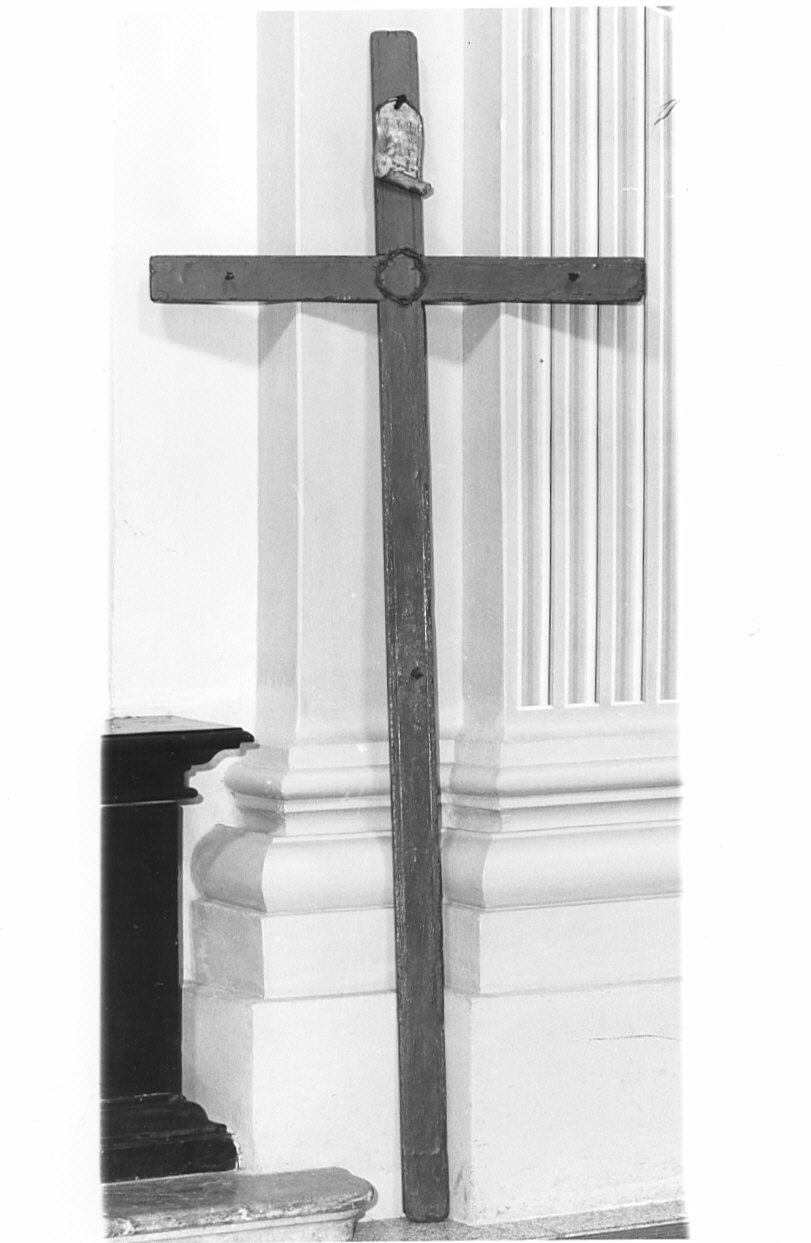 croce processionale, opera isolata - bottega lombarda (sec. XVII)