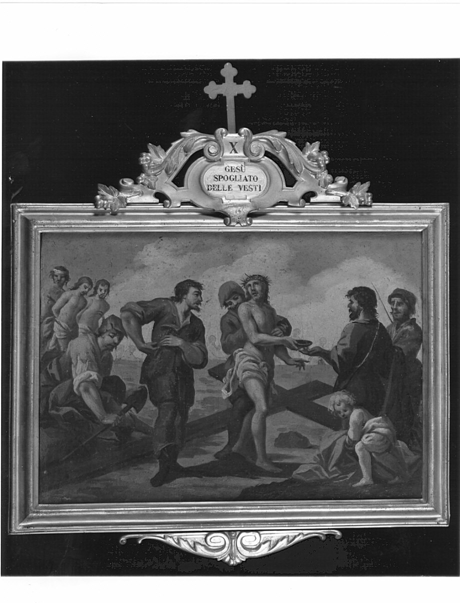 cornice di dipinto, serie - bottega lombarda (sec. XIX)