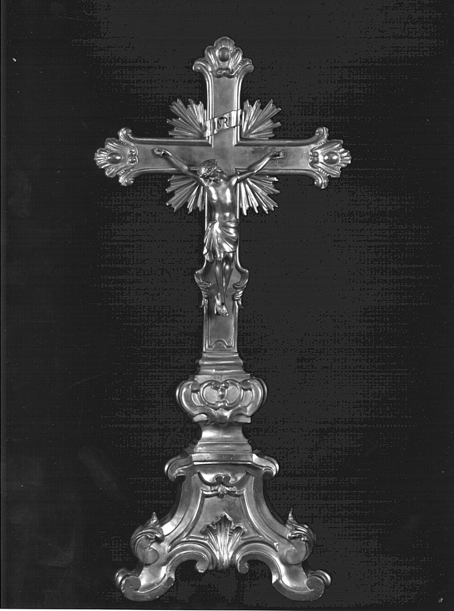 croce d'altare, opera isolata - bottega lombarda (sec. XIX)