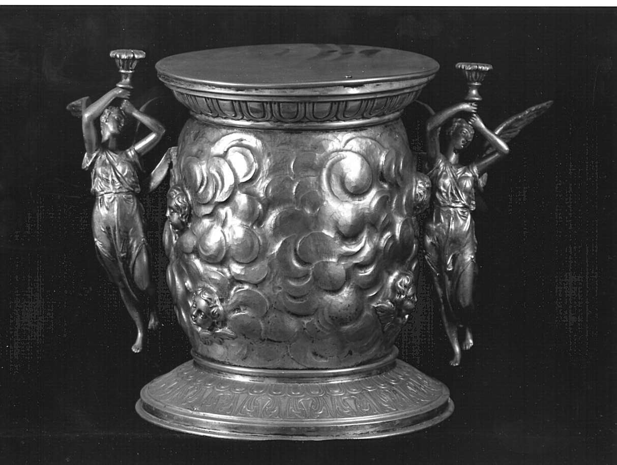 tronetto per esposizione eucaristica, opera isolata - bottega lombarda (fine sec. XIX)