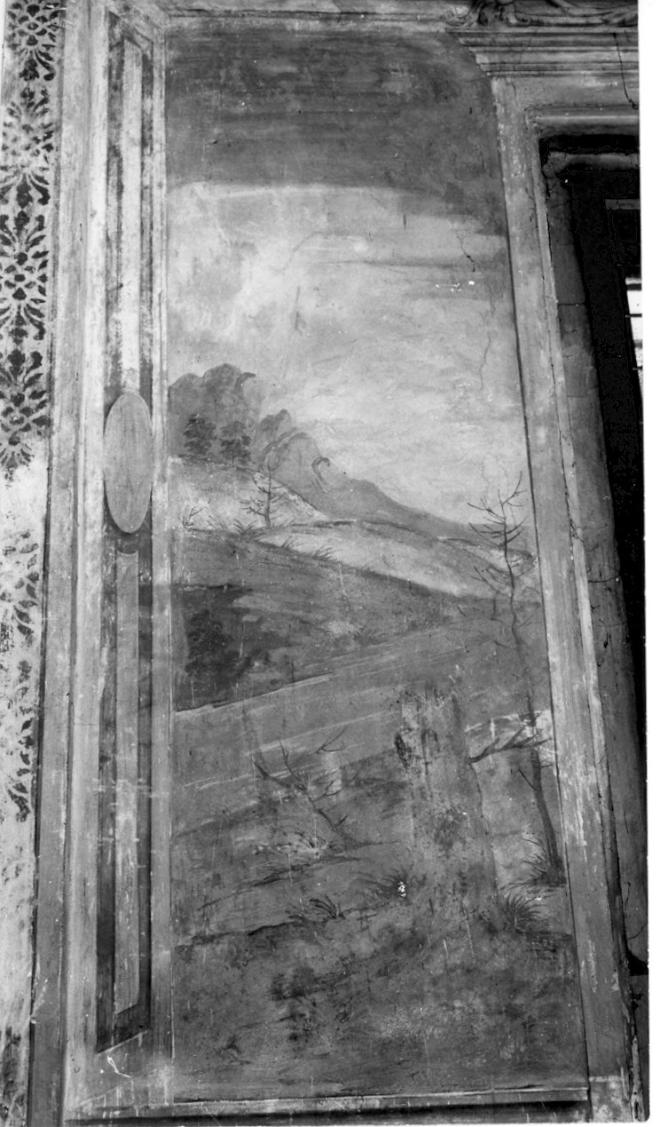 paesaggio (dipinto, coppia) - ambito lombardo (sec. XVI)