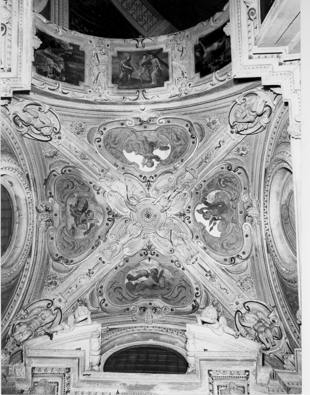 simboli della passione (decorazione pittorica, ciclo) di Turri Mosè (sec. XIX)