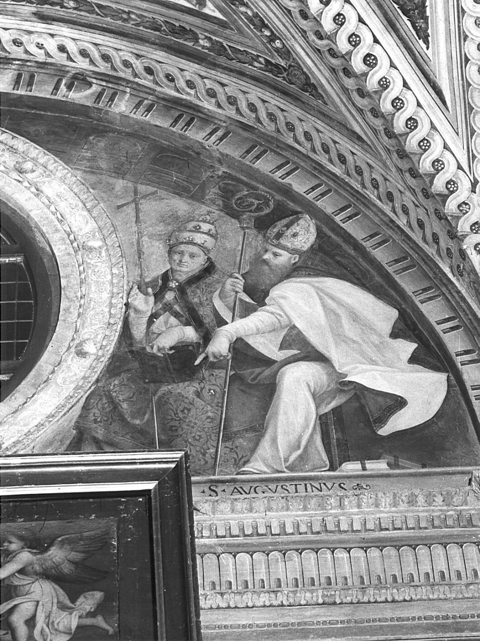 Dottori della chiesa (dipinto, elemento d'insieme) di Lanino Bernardino (sec. XVI)